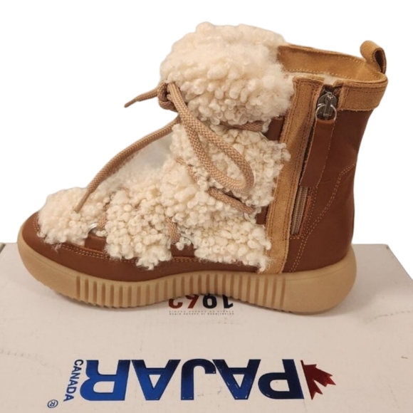 New PAJAR womens Anet Snow leather faux fur boot - 5.5 US / 36 EUR - Picture 4 of 7